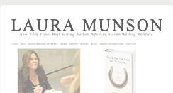 Desktop Screenshot of lauramunsonauthor.com
